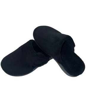 Vionic Black Gemma Slippers